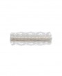 Ivory lace clip with pearls