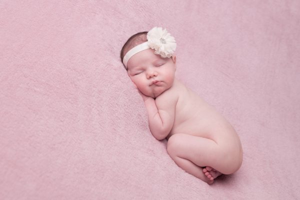 p-9523-Cute-Cute-32.jpg Ivory chiffon flower with sparkly rhinestone on soft elastic lace