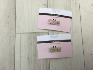 Baby clip with Swarovski stones