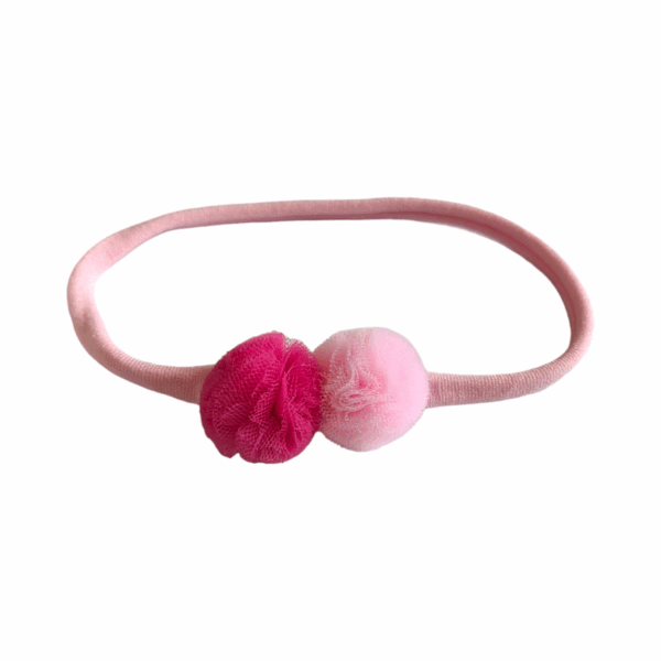 PhotoRoom-20230925_125529 Cherish Pink Pompom Paradise Headband